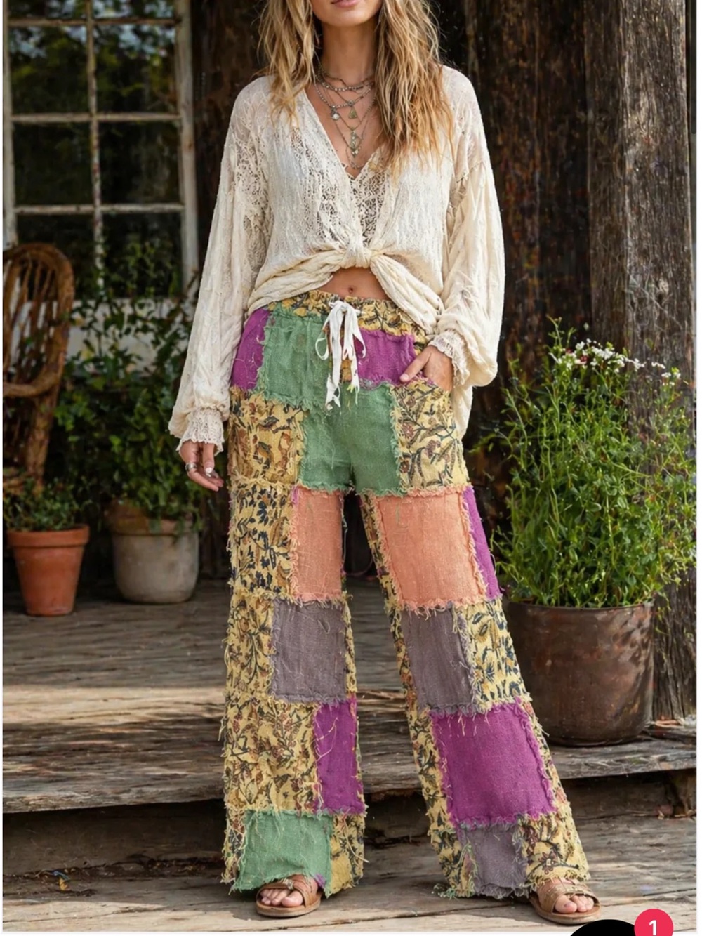 Jaded Gypsy Kaleidoscope Pants NWT S/M